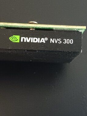 Nvidia NVS 300 GPU vintage graphics card